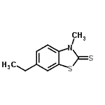 CAS#: 21261-88-1， 6-Ethyl-3-Methyl-1,3-Benzothiazole-2(3H)-Thione