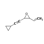 CAS 登录号：212687-67-7， 2-(环丙基乙炔基)-3-乙烯基环氧乙烷
