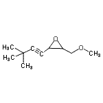CAS 登录号：212687-70-2， 2-(3,3-二甲基-1-丁炔-1-基)-3-(甲氧基甲基)环氧乙烷