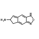 CAS 登录号：212845-71-1， 5,6-二氢-1H-茚并[5,6-c][1,2,5]恶二唑-6-胺
