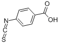 结构式 CAS# 2131-62-6, 4-异硫氰酸基-苯甲酸