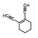 CAS 登录号：21336-06-1， 1,2-二乙炔基环己烯