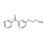 CAS 登录号：213386-94-8， [3-(甲氧基甲氧基)苯基](3-吡啶基)甲酮