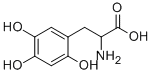 结构式 CAS# 21373-30-8, 2,4,5-三羟基-DL-苯丙氨酸