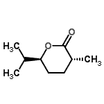 CAS 登录号：213899-37-7， (3R,6S)-6-异丙基-3-甲基四氢-2H-吡喃-2-酮
