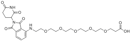 CAS#: 2139348-63-1， Pomalidomide-PEG5-CO2H