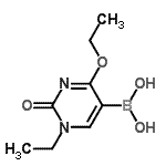CAS 登录号：213971-10-9， (4-乙氧基-1-乙基-2-氧代-1,2-二氢-5-嘧啶基)硼酸