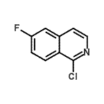 CAS 登录号：214045-86-0， 1-氯-6-氟异喹啉e