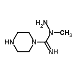 CAS#: 214055-90-0， N-Methyl-1-piperazinecarboximidohydrazide