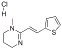 CAS 登录号：21446-87-7， 1,4,5,6-四氢-1-甲基-2-[2-(2-噻吩基)乙烯基]嘧啶盐酸盐