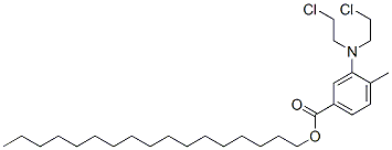CAS#: 21447-82-5， 3-[Bis(2-Chloroethyl)Amino]-p-Toluic Acid Heptadecyl Ester
