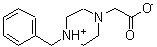 CAS 登录号：214535-51-0， 2-(4-苄基哌嗪-1-基)乙酸