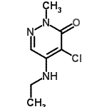 CAS#: 214556-17-9， 4-Chloro-5-(Ethylamino)-2-Methyl-3(2H)-Pyridazinone