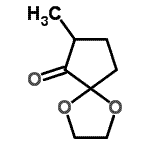 CAS#: 214557-51-4， 8-Methyl-1,4-Dioxaspiro[4.4]Nonan-9-One