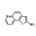 CAS 登录号：214558-69-7， [1,3]噻唑并[5,4-f]喹啉-2-胺