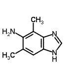 CAS#: 214688-02-5， 4,6-Dimethyl-1H-Benzimidazol-5-Amine