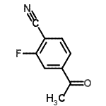 CAS 登录号：214760-18-6， 4-乙酰基-2-氟苯甲腈