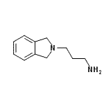 结构式 CAS# 21507-93-7, 3-(1,3-二氢-2H-异吲哚-2-基)-1-丙胺