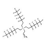 结构式 CAS# 215186-99-5, 烯丙基[三(3,3,4,4,5,5,6,6,6-九氟己基)]锡烷