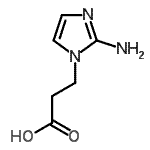 CAS 登录号：215229-20-2， 3-(2-氨基-1H-咪唑-1-基)丙酸