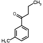 CAS 登录号：21550-12-9， 1-(3-甲基苯基)-1-丁酮