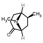 CAS 登录号：215585-44-7， (1R,5R,6S)-6,8-二甲基-8-氮杂双环[3.2.1]辛烷-2-酮