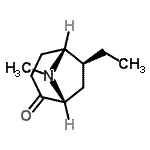 CAS 登录号：215585-45-8， (1R,5R,6S)-6-乙基-8-甲基-8-氮杂双环[3.2.1]辛烷-2-酮