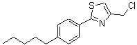 CAS 登录号：215778-81-7， 4-(氯甲基)-2-(4-戊基苯基)-1,3-噻唑