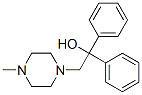 CAS 登录号：21579-78-2， 2-(4-甲基哌嗪-1-基)-1,1-二苯乙醇