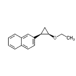 CAS 登录号：215882-24-9， 2-[(1R,2R)-2-乙氧基环丙基]萘