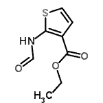 CAS 登录号：215928-52-2， 乙基2-甲酰氨基-3-噻吩羧酸酯