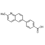 CAS 登录号：216059-94-8， 4-(2-甲基-6-喹啉基)苯甲酸
