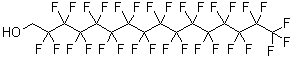 结构式 CAS# 216144-94-4, 2,2,3,3,4,4,5,5,6,6,7,7,8,8,9,9,10,10,11,11,12,12,13,13,14,14,15,15,16,16,16-三十一氟-1-十六烷醇