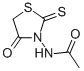CAS 登录号：21633-59-0， N-(4-氧代-2-硫代-噻唑烷-3-基)-乙酰胺