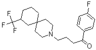 CAS 登录号：21704-21-2， 4'-氟-Γ-[8-(三氟甲基)-3-氮杂螺[5.5]十一烷-3-基]苯丁酮