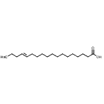 CAS 登录号：21739-80-0， (14E)-14-十八碳烯酸