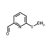 CAS 登录号：217657-76-6， 6-(甲硫基)-2-吡啶甲醛