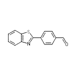 CAS 登录号：2182-80-1， 4-(1,3-苯并噻唑-2-基)苯甲醛