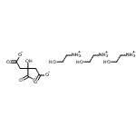 CAS#: 21829-50-5， Tris(2-Hydroxyethanaminium) 2-Hydroxy-1,2,3-Propanetricarboxylate