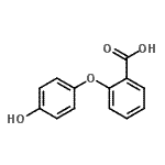 CAS 登录号：21905-64-6， 2-(4-羟基苯氧基)苯甲酸