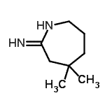 CAS 登录号：219477-71-1， 5,5-二甲基-3,4,5,6-四氢-2H-氮杂卓-7-胺