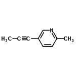 CAS 登录号：219480-95-2， 2-甲基-5-(1-丙炔-1-基)吡啶