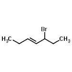 CAS 登录号：21964-22-7， (3E)-5-溴-3-庚烯