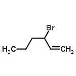 CAS 登录号：21971-89-1， 3-溴己-1-烯