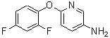 structure of CAS# 219865-96-0, 6-(2,4-Difluorophenoxy)-3-Pyridinamine;6-(2,4-difluorophenoxy)-3-pyridylamine;6-(2,4-Difluoro-phenoxy)-pyridin-3-ylamine;MFCD00067769