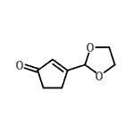 CAS 登录号：220077-18-9， 3-(1,3-二氧戊环-2-基)-2-环戊烯-1-酮