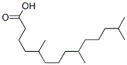 CAS 登录号：22008-57-7， 5,9,13-三甲基十四烷酸