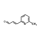 CAS 登录号：220189-83-3， (2E)-3-(6-甲基-2-吡啶基)丙烯醛