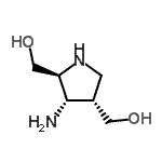 CAS 登录号：220280-47-7， [(2S,3S,4S)-3-氨基-2,4-吡咯烷二基]二甲醇