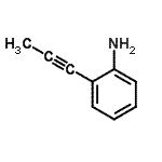 CAS 登录号：220465-91-8， 2-(1-丙炔-1-基)苯胺